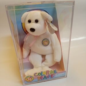 2002 TY "Color Me" Beanie Baby (Includes Case & Markers Never Been Opened Rare